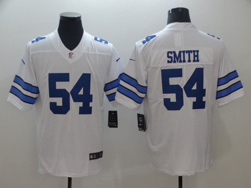 Men's Dallas Cowboys Jaylon Smith #54 White Jersey